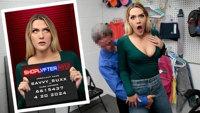Une Milf Voleuse Se Déshabille Et Se Fait Pénétrer Dans L'Arrière-Boutique Du Magasin
