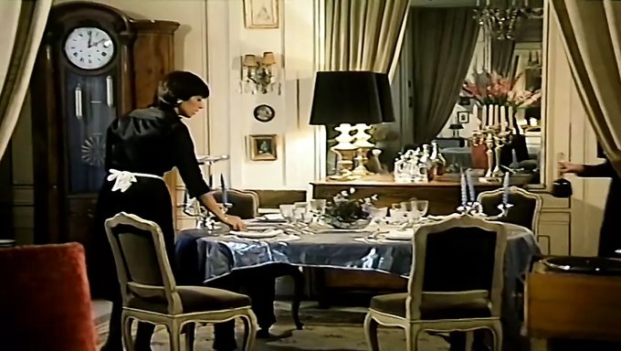 Des Amis Partagent Leur Espace Privé Dans Une Vidéo Rétro Française Classique