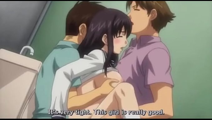 Triplétes Hentai Dans Une Partouze Adulte Dans La Salle De Bain.